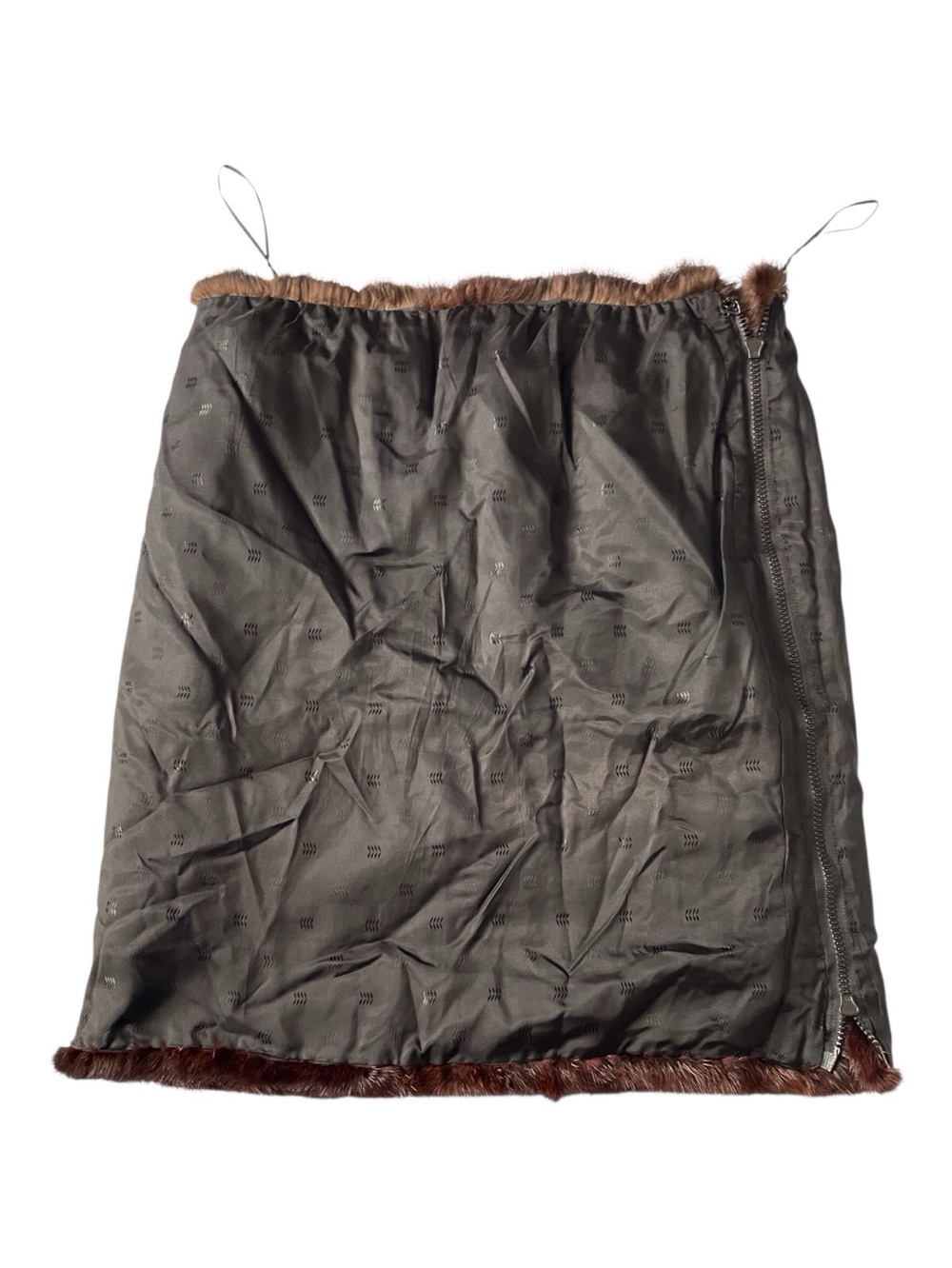 Vintage Faux Fur Patchwork Skirt. - Picture 4 of 7
